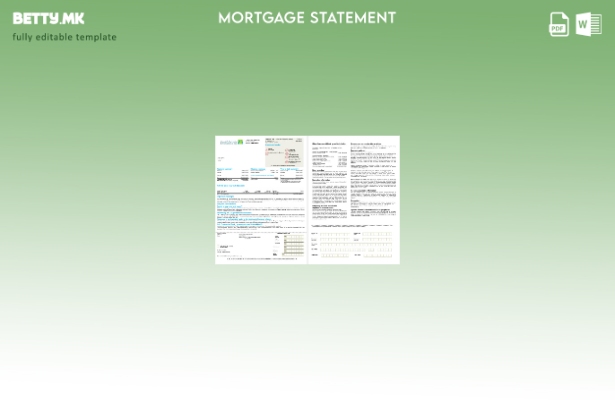 Извод за хипотека на Комерцијална банка на ОАЕ во модерен стил во Word и PDF фор